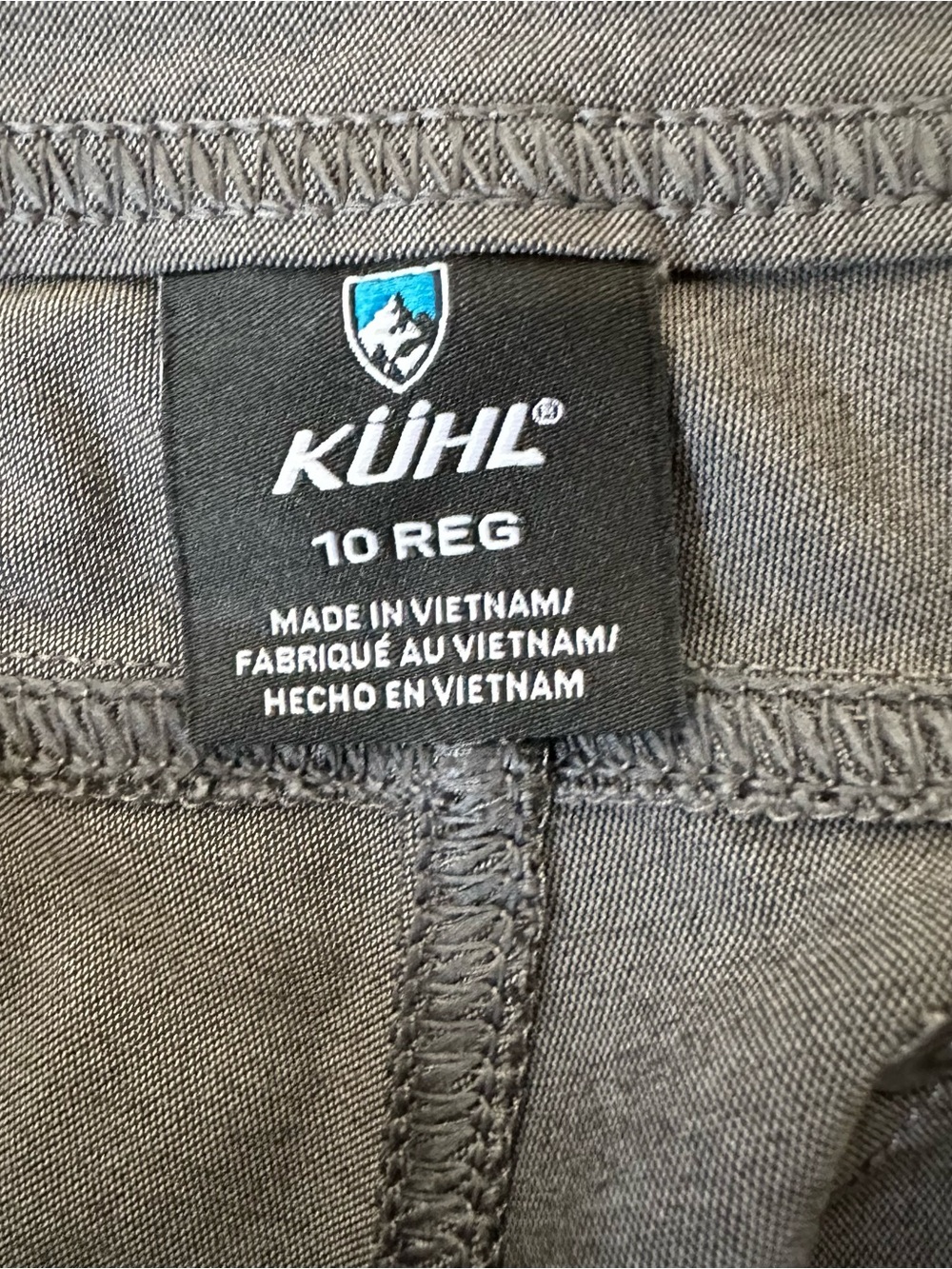 KUHL Trekr Women’s Pants-10 R-Charcoal Grey Hiking Outdoor Performance Gorpcore - Picture 5 of 9